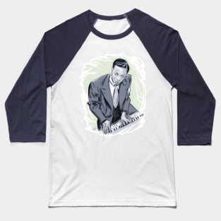 Nat King Cole - An illustration by Paul Cemmick Baseball T-Shirt